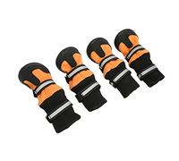 Dog Shoes, Dog Boots For Small Outdoor Shoes with Reflective Strips Adjustable Booties For Small Medium Large Hiking Boots For Hiking Walking Running (XL)