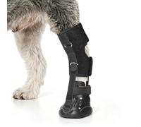 Dog Shoes for Hot Pavement, Breathable Dog Boots & Paw Protectors with Strap Adjustable No Knuckling Drop Foot Brace, Non-Slip Waterproof Dog Sandals for Walking Support,Patent Pending（XS