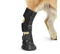 Dog Shoes for Hot Pavement, Breathable Dog Boots & Paw Protectors with Strap Adjustable No Knuckling Drop Foot Brace, Non-Slip Waterproof Dog Sandals for Walking Support,Patent Pending（S