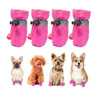 Dog Shoes for Small Dogs, Anti-Slip Dog Booties and Paw Protectors, Dog Snow Boots for Small Medium Dogs (S)