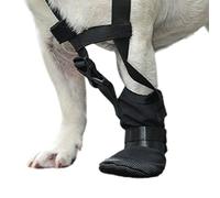 Dog Shoes - Front Leg Protectors | Adjustable Boar Boots, Waterproof Dog Boots for Snow and Mud, Non Slip Sole for Traction Walking Shoes for Small Dogs/Me