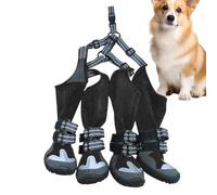 Dog Shoes No Slip, Dog Boots for Outdoor Walk-Shoes for Dogs Not Slipping Dog Boots Waterproof, Dog Protector Adjustable Straps P