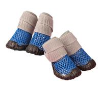 Dog Shoes Paws Protectors AntiSlip For Outdoor Running Hollowout Foot Covers For Hot Weather Hiking Dog Shoes