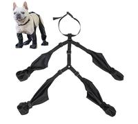 Dog Shoes, Waterproof Dog Boots with Straps - Dog Cat Shoes for Winter Snowy Days Warm Summer Road Dog Boots Hiking Dog Boots Snow Leg