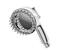 Dog Shower Accessory - 2 in 1 Bath Tool with Soft Silicone Comb Teeth - Ergonomic Handle for Washing Dogs and Cats - Shower Hose Attachment for Use