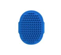 Dog Shower Brush - Adjustable Ring Handle with Soft Bristles for Removing Loose Hair | Rubber Brush as a Grooming Scrubber for Dogs - For Use in the Shower or for Use