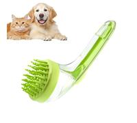 Dog Shower Brush, Gentle Pet Cleaning for the Bathroom, Gentle Cleaning Brush with Soap Dispenser for Pets, Travel, Pool, Cats