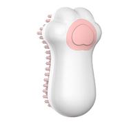 Dog Shower Brush, Silicone Dog Scrubber Wash Shampoo Brush, Massage Cleaning Accessories with Dispenser Pet Bath Comb for Bathtub