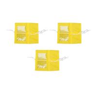 Dog Shower Cap Adjustable Ear Covers, Waterproof PVC Polyester, 3PCS Set, Lightweight and Comfortable - Effective Water Protection, Versatile Use for Bathing Rain Swimming
