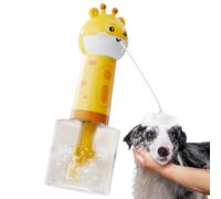 Dog Shower Foammer - Electric Bath Brush, Automatic Shampoo Dispenser | Rechargeable Pet Grooming Tool, Sealing Washing Device for