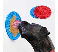 Dog Shower Lick Pad,Dog Peanut Butter Lick Pad Slow Feeder, Dog Mat Suctions to Wall for Grooming, Pet Bathing, and Dog Training（2pcs）