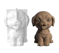 Dog Silicone Mold Cartoon Puppy Scented Making Crystal Epoxy Resin Molds Handmade Soap Wax Silicone Molds for Baking