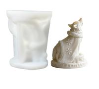 Dog Silicone Mould for Candles, Animal for Casting with Epoxy Plaster - Silicone Mould for Candles, Soaps, Pastries and Home Decoration - for Wax, Soap, DIY Crafts, Decoration