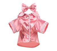 Dog Silk Pajamas Christmas Lapel Pet Pajamas And Chihuahua Comfortable And Breathable Two Legged Cat Clothing Dog Clothing Pet Clothes for Large Dogs Female (C, XS)