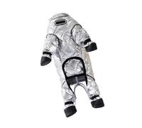Dog Silver Quilted Insulated Pants for Cold Weathers Full Body Dustproof Protecting and Night Reflectivity Insulated Dog Pants for Winter Warmth Full Body Reflective Size S-XXL