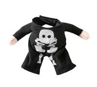 Dog Skeleton Halloween Costume Comfortable Novelty Glowing Pet Clothes