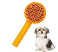 Dog Slapping Brush, Pet Slicker Brush, Slicker Comb Brush for Unknotted Hair Knotted Hair, Lay Out The Button.Long Haired Cat Coat Massager for Living Room