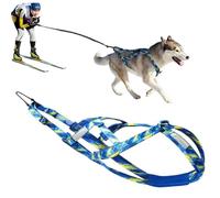 Dog Sled Harness Comfortable Dog Harness Adjustable Sled with Reflective Strip Breathable for Pulling eight Pulling for Medium Large Dogs #1