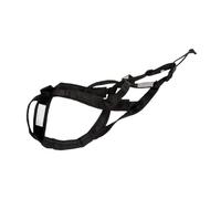 Dog Sled Harness for Large Work Dogs, Pulling Harness for Training, Weight Pulling and Canicross(Black,XL)