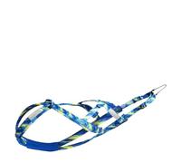 Dog Sled Harness Husky Harness for Medium Large Dogs, Speed Training Pull Harness, Sled Harness(L Blue)