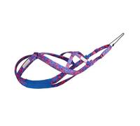 Dog Sledding Harness Dog Weight Pulling Harness,Speed Training,Work Out Dog Sled Harness for Medium,Large Dogs(Rose Red,M)