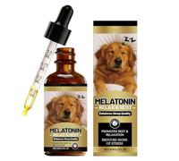 Dog Sleep Aid - Natural Drops for Calm Nights | 60ml Formula with Extracts & Gentle Mood Support for Thunderstorms Travel Grooming Training Separation Stress and Daily Relaxation