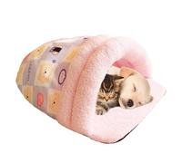 DOG SLEEP NELL PILEBABILE MAT PAT SLIPPER SHAPE FOR SMALL PETS | Soft Bunny Bed for Indoor Cats, Warm Cushion in Crates for Puppies and Kittens, Cosy