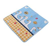 Dog Sleep Sleep Pad, Cartoons That Feed Convenient Pet Mat to Protect Wooden Floors to Protect Rugs (Rubber Duck Pattern L)