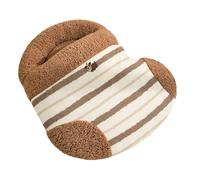 Dog Sleeping Bag - 2-in-1 Thermal Cat Mat, Enclosed Plush Burrowing Sack, 60cm X 56cm Size,430g Lightweight Travel Build, Heat-Retaining Arctic Flannel For Indoor Floor Balcony