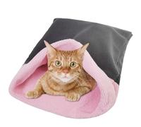 Dog Sleeping Bag Cat Bed, Cave Nest, Cuddly Zone, Covered Hiding Cover, for Digging, Cosy, Pet Mat, Self-Warming Cushion Bag for Cats and Small Dogs, Covered Cat Bed for House