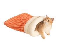 Dog Sleeping Bag,Winter Cuddle Bag for Kittens,Scratch Resistant Cats Sleeping Bag for Indoor Balcony Living Room Bedroom Travel Apartment Terrace