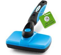 Dog Slicker Brush - Self Cleaning Brush - Cat & Dog Grooming Brush for Small, Medium & Large Pets - Pet Slicker brush for Detangling Hair, Removing Matted Fur