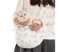 Dog Sling Carrier Cat Pouch, Lightweight Cats Bags, 37 x 23 x 10 inches Adorable Outdoor Pets Tote, Breathable Pet Tote Bag Portable Travel Holder for Small Dogs Walking Outings