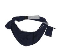 Dog Sling Carrier, Pet Sling Carrier for Small Dogs and Cats, Foldable Breathable Escape Proof Large Space Portable Pet Carrier Bag with Front Storage Pouch for Travel (Navy Blue)