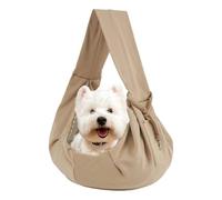 Dog Sling Carrier, Reversible Cat Carrying Bag Purse, Comfortable Chest Carrier, Adjustable Shoulder Strap, Perfect for Small Pets, 13.78x11.81x1.57 Inches