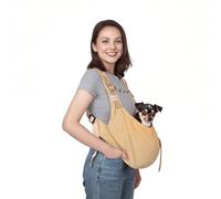 Dog Sling Carriers for Small Dogs,Carrier Sling for Cats and Puppy,Carrying Wrap Front Backpack Cat Sling,Adjustable Chest Pet Sling