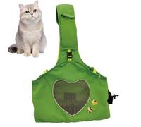 Dog Sling, Cat Carrier - Travel Purse with Shoulder Straps and Carry Handles - Breathable Pet Travel Bag for Long Distance Trips