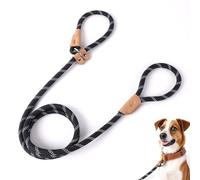 Dog Slip Lead | Durable Training Leash for Small & Medium Dogs | 180cm Adjustable Rope Leash for Walking, Hiking & Behaviour Training