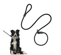 Dog Slip Lead,TrainingLead For Dogs to Stop Pulling,135cm Long Adjustable Pet Lead Leash,Easy to Slip On,No Collar or Harness Needed for Small Dogs(Black)) A5QLFHD