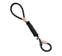 Dog Slip Leads 5.9ft Long Comfort Nylon Heavy Duty Dog Leash Durable Dog Leash With Adjustable Slipknot To Fit Medium or Large Dog Breeds Dog Rope Leash For Walking Mountain Climbing (Black, 1.8m)