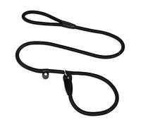 Dog Slip Leads Leash, 4.5FT Durable Puppy Rope Leashes Collar Nylon Dog Training Walking Lead Leashes for Small Medium Dogs (Black)