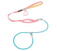Dog Slip Leash with Double Padded Handles, Dog Training Lead to Stop Pulling,No-Pull Slip Leash and Collar Combo, Anti-Tangle,Traffic Control,Heavy Duty&Durable