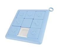 Dog Slow Feder Bowl Puzzle Toys, Puzzle Dog Food Slow Feeder Bowl Interactive Boredom Easy to Use (Blue)