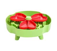 Dog Slow Feeder 360 Rotating Flower Non-Slip Pet Supplies