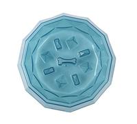 Dog Slow Feeder Bowl Fun Shaped Anti-Gulping Pet Slower Food Feeding Dish Interactive Bloat Stop Dog Bowls Non Slip Slow Feeder Bowl Small Puppy Bowls Small Breed Wet Food Pet Fun Shape