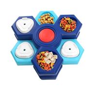 Dog Slow Feeder Bowl Multi-layer Pet Rotating Foraging Bowl