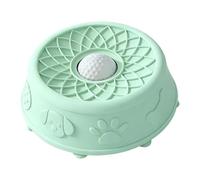 Dog Slow Feeder Bowl - Non-Slip Silicone Suction Cup - Interactive Slow Feeder Bowl with Roll Ball for Puppies Pets Licking Eat Treats Snack Food Water Puzzle Activity Against Borey