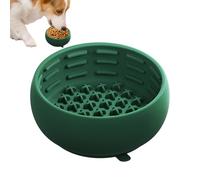 Dog Slow Feeder Bowl - Silicone Anti Choking Dish, Non Slip Feeding Tray | 11.5cm Small Size, Soft Material, Interactive Eating Solution For Small Medium Dogs Cats Indoor Outdoor Training Heal
