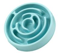 Dog Slow Feeder for Good Eating Habit, 8" Slow Feeder Dog Bowls for All Foods, Washable Reusable Stable Plastic Dog Slow Feeder Bowl for Home