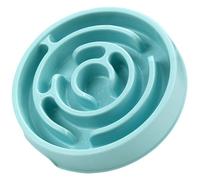 Dog Slow Feeder for Good Eating Habit, 8" Slow Feeder Dog Bowls for All Foods, Washable Reusable Stable Plastic Dog Slow Feeder Bowl for Home, Dog Bowls